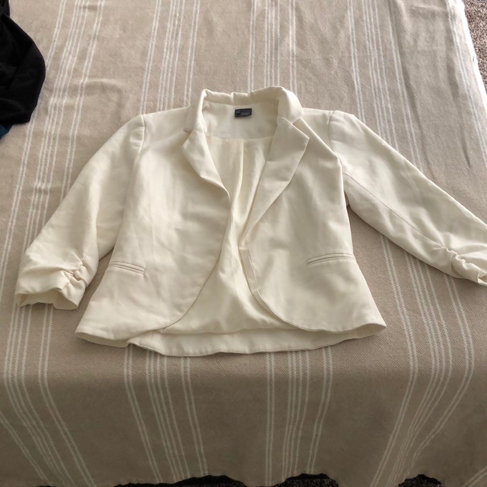 White (cream) blazer